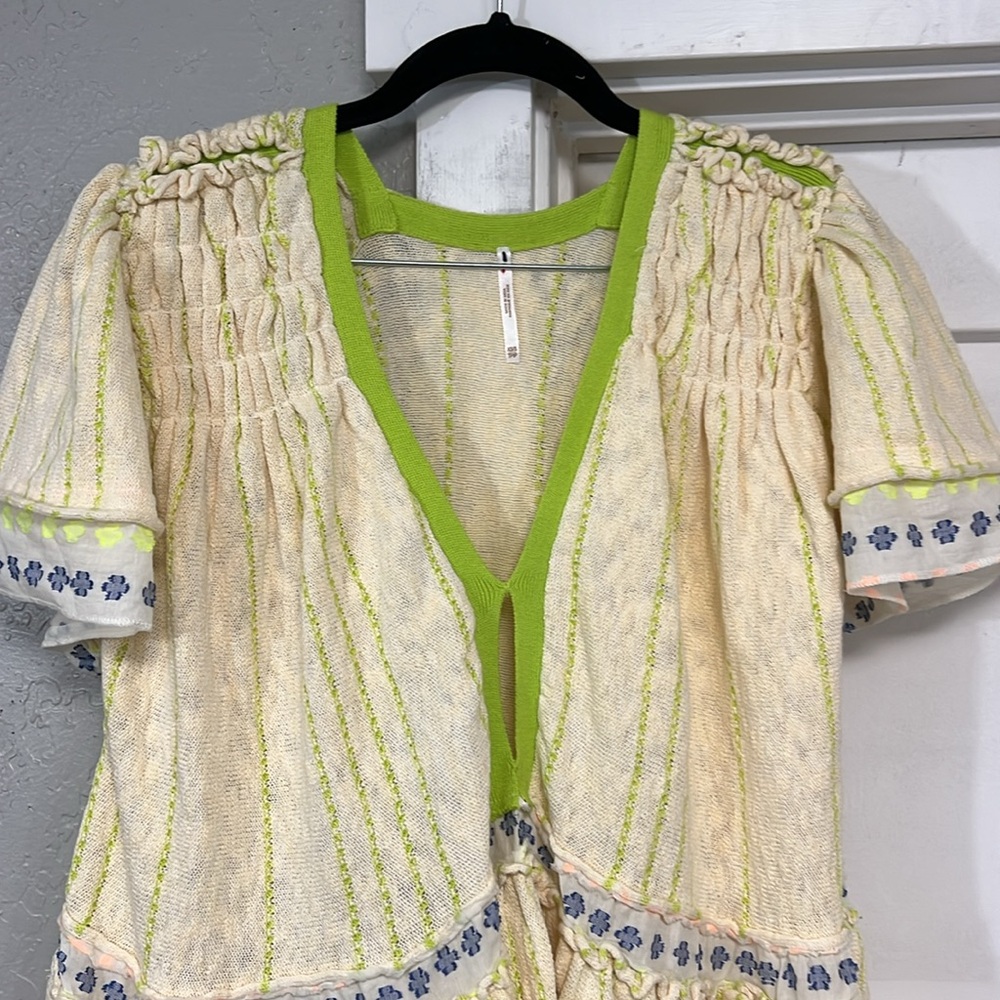 FREE PEOPLE BELLA TUNIC MINI DRESS XS/SMALL - Picture 6 of 16